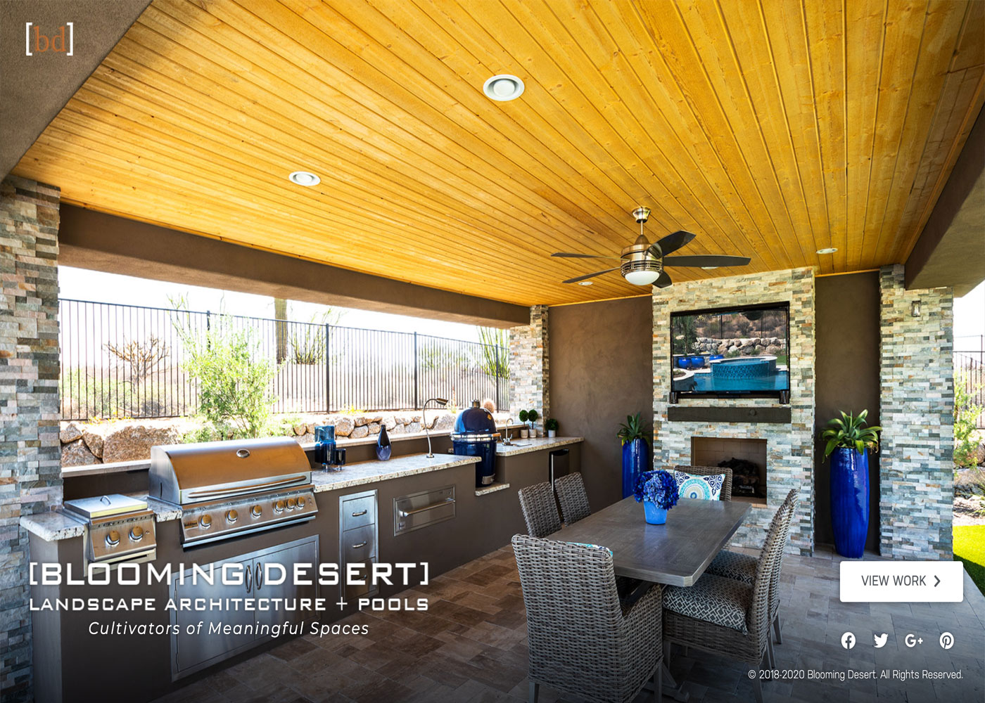 Blooming Desert Landscape Architecture + Pools